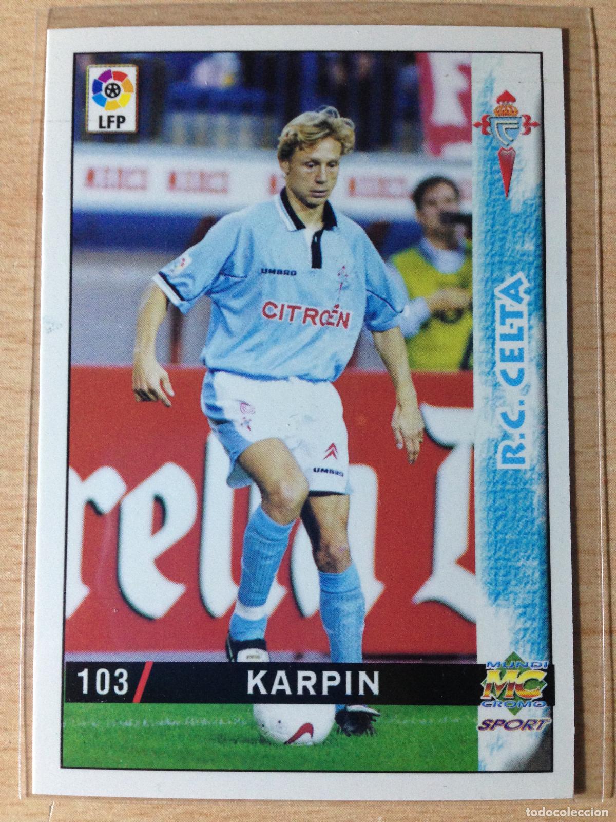 Cromos de Futebol: 1998-1999 - 103 KARPIN - CELTA DE VIGO - MUNDICROMO