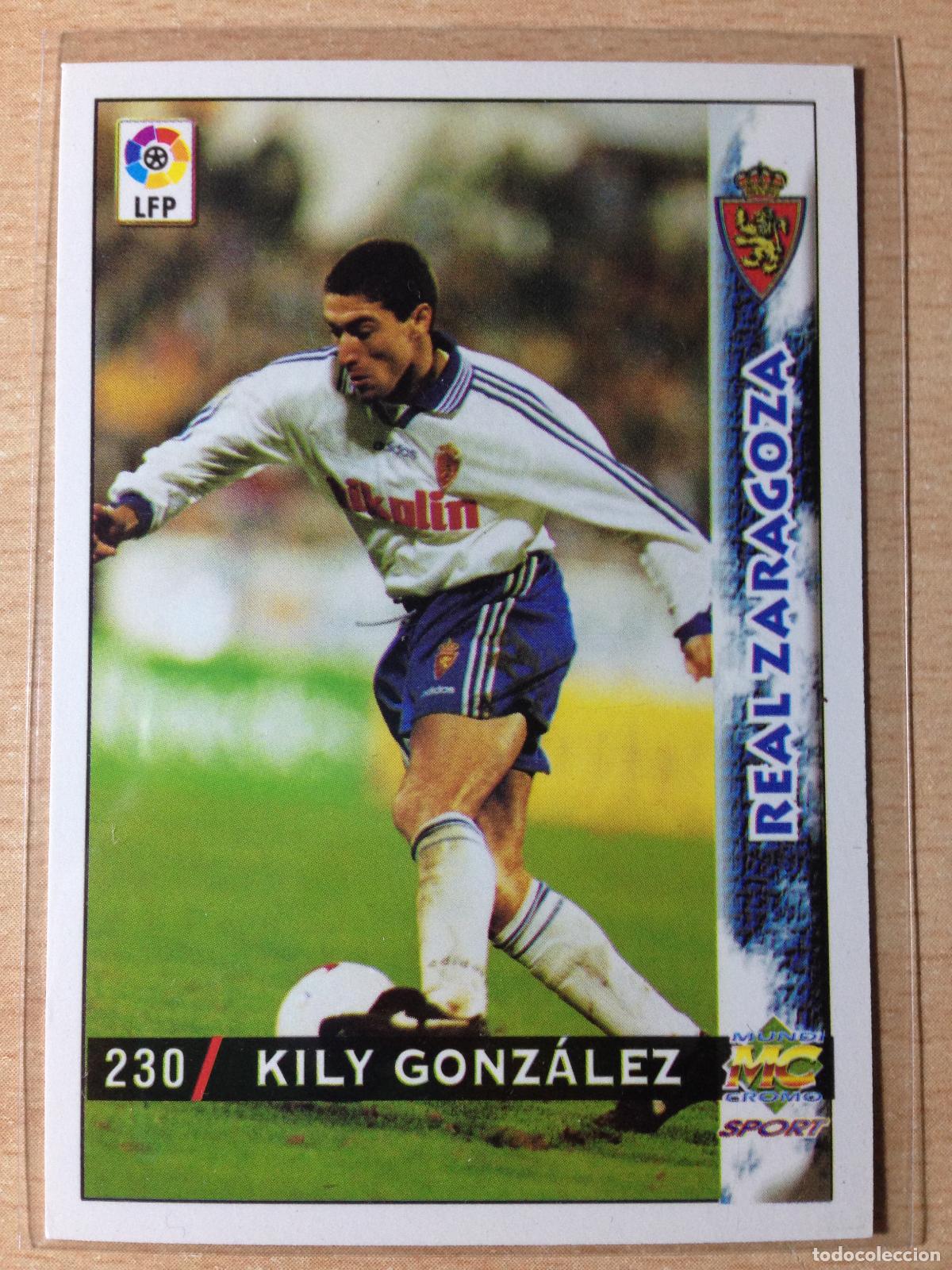 Cromos de Futebol: 1998-1999 - 230 KILY GONZALEZ - REAL ZARAGOZA - MUNDICROMO