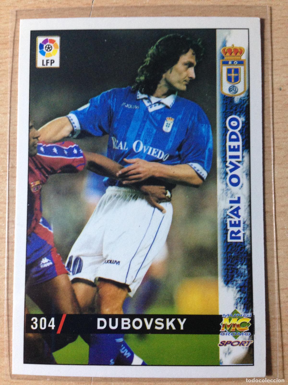 Cromos de Futebol: 1998-1999 - 304 DUBOVSKY - REAL OVIEDO - MUNDICROMO