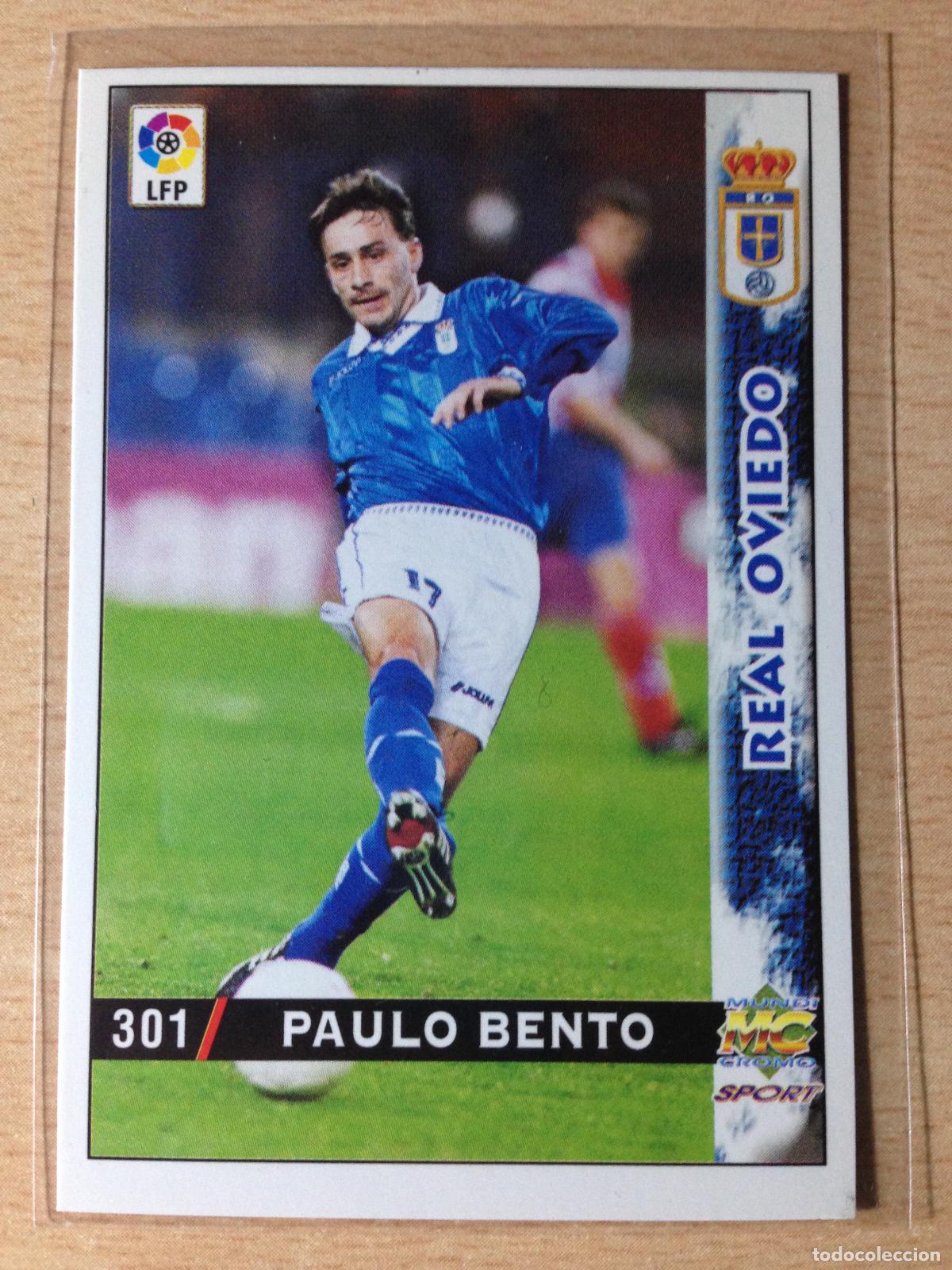 Cromos de Futebol: 1998-1999 - 301 PAULO BENTO - REAL OVIEDO - MUNDICROMO