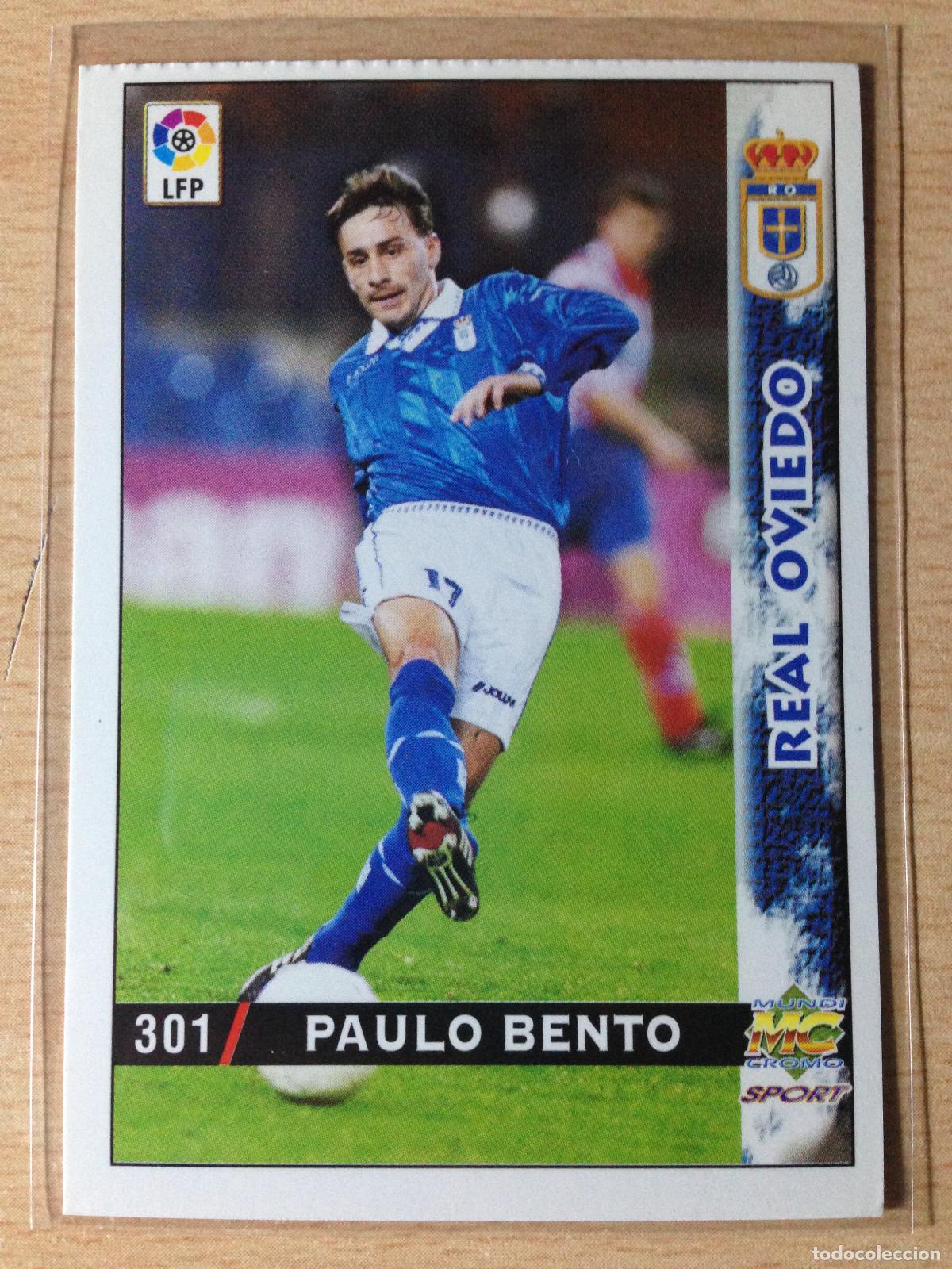 Cromos de Futebol: 1998-1999 - 301 PAULO BENTO - REAL OVIEDO - MUNDICROMO