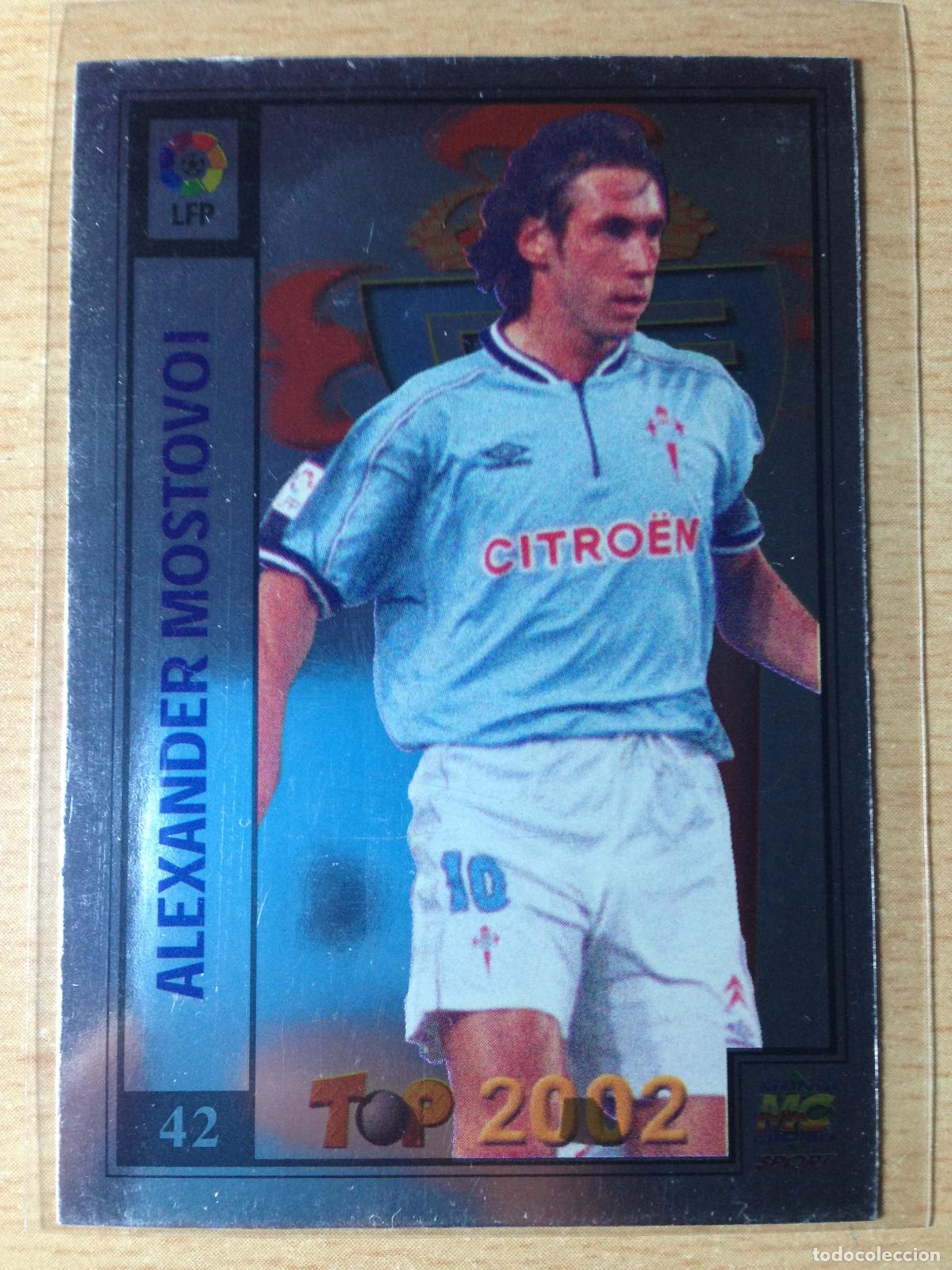 Cromos de Futebol: 2001-2002 - 42 MOSTOVOI - CELTA DE VIGO - MUNDICROMO TOP LIGA