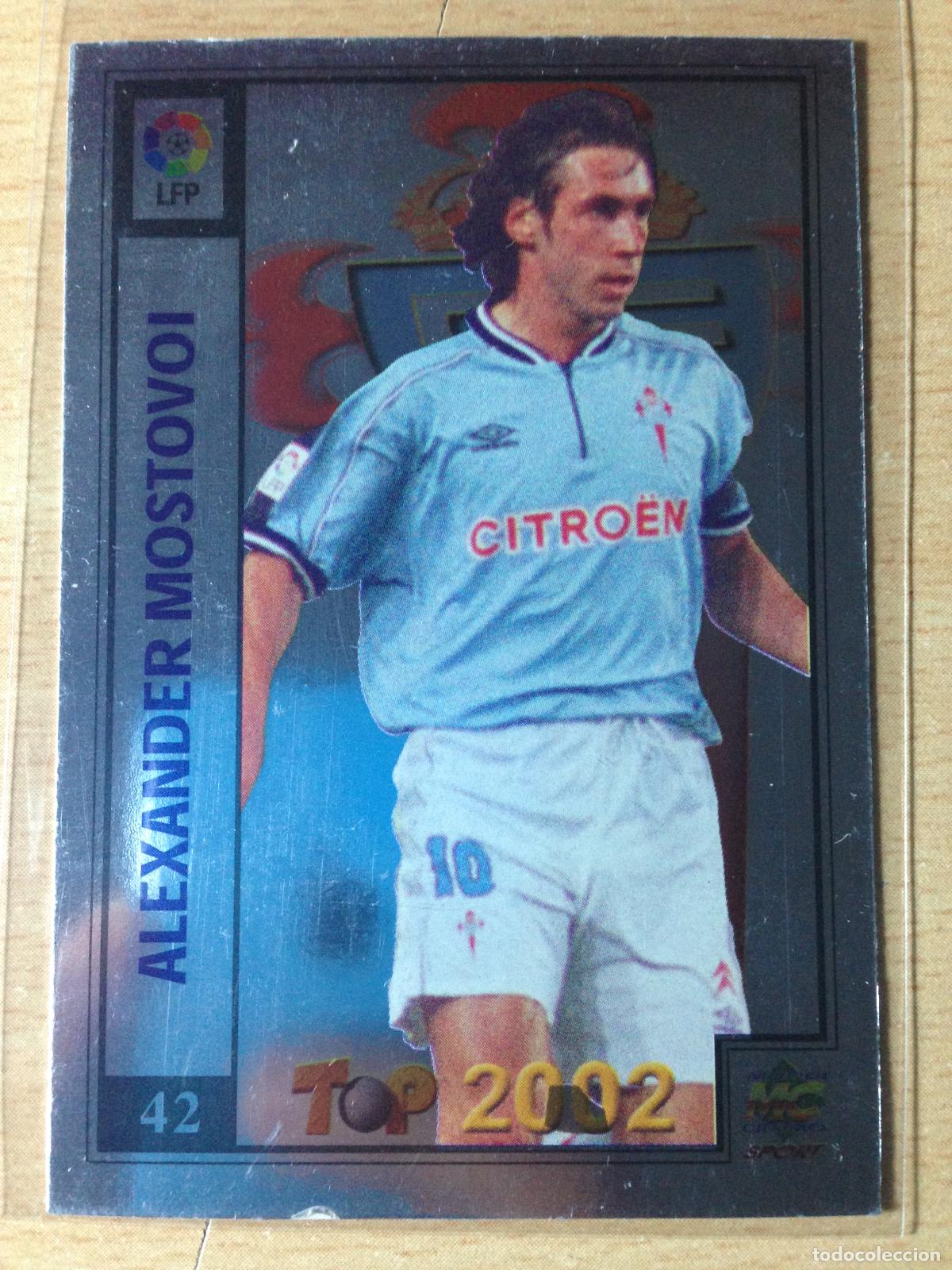 Cromos de Futebol: 2001-2002 - 42 MOSTOVOI - CELTA DE VIGO - MUNDICROMO TOP LIGA