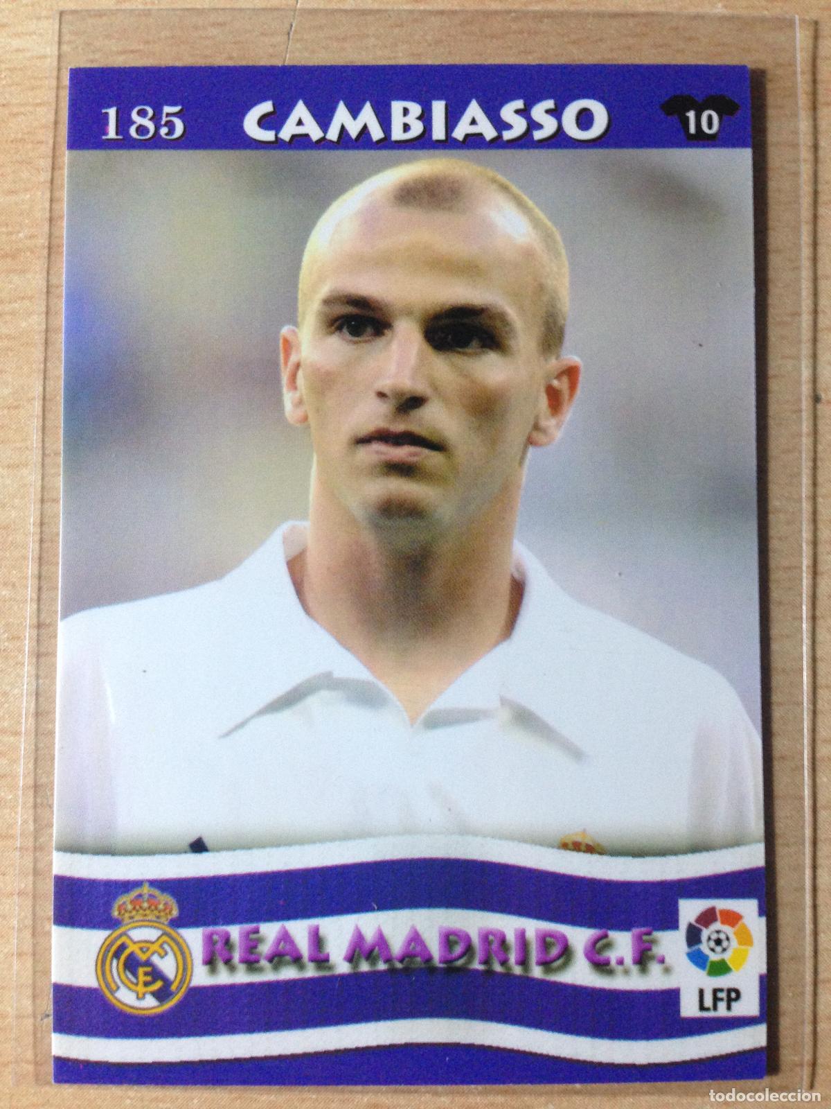 Football Stickers: 2002-2003 - 185 CAMBIASSO - REAL MADRID - MUNDICROMO TOP LIGA