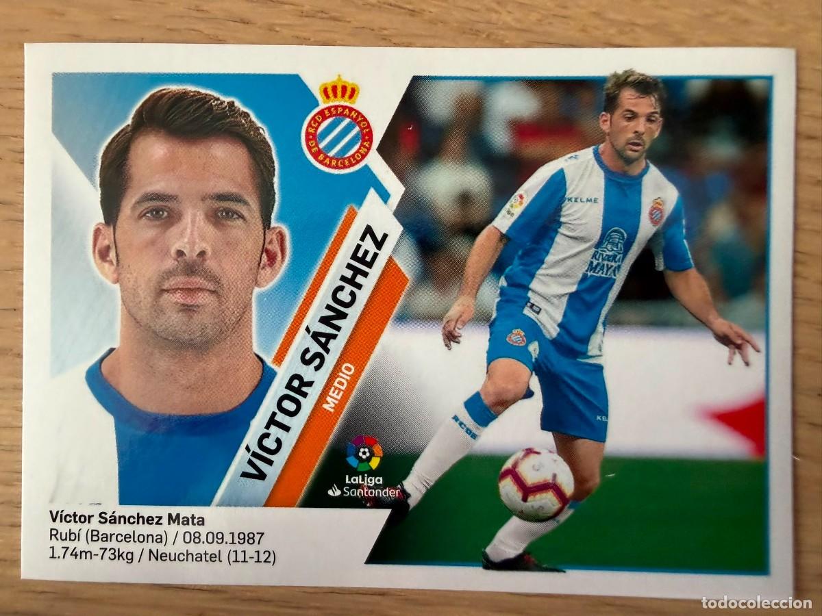 Cromos de f&uacute;tbol: 9A VICTOR SANCHEZ ESPANYOL ESPA&Ntilde;OL 19 20 2019 2020 LIGA SANTANDER COLECCIONES ESTE SIN PEGAR STICKER