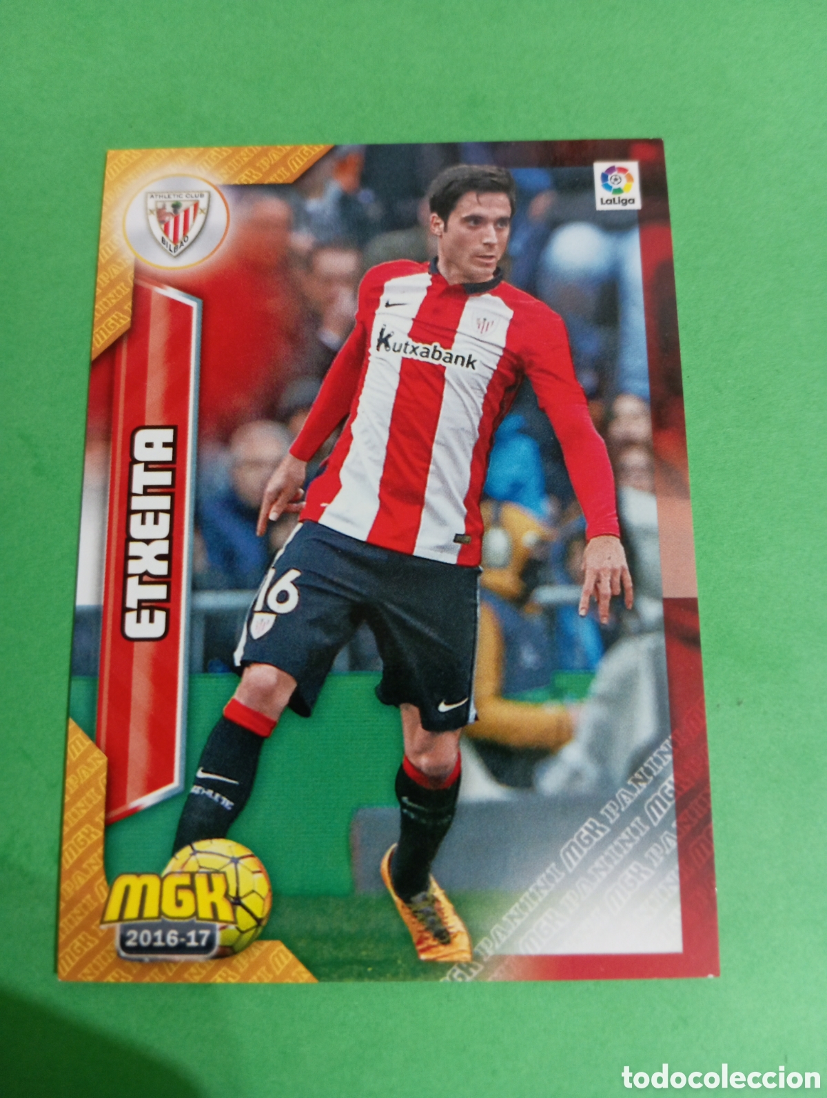 Cromos de f&uacute;tbol: Etxeita Athletic de Bilbao n&deg;35 / PANINI MEGACRACKS 2016/2017