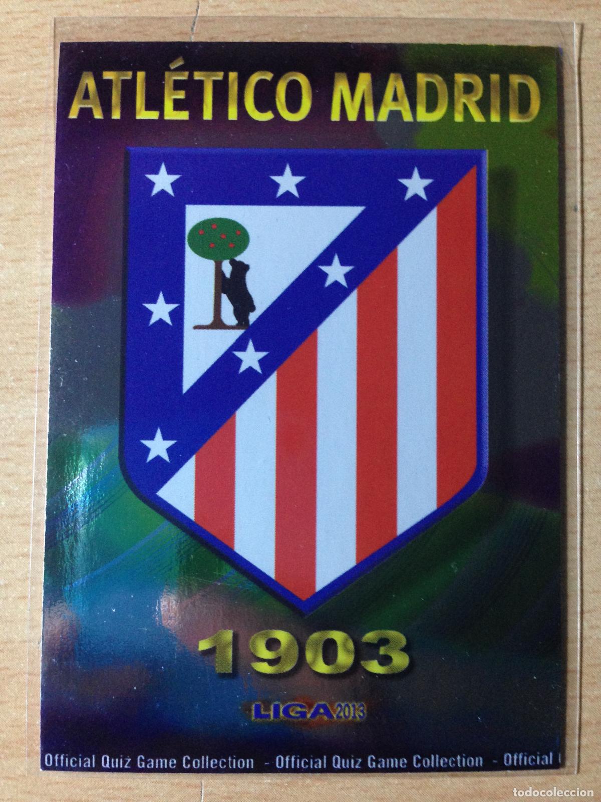 Cromos de f&uacute;tbol: 2012-2013 - 109 ESCUDO - ATLETICO DE MADRID - MUNDICROMO