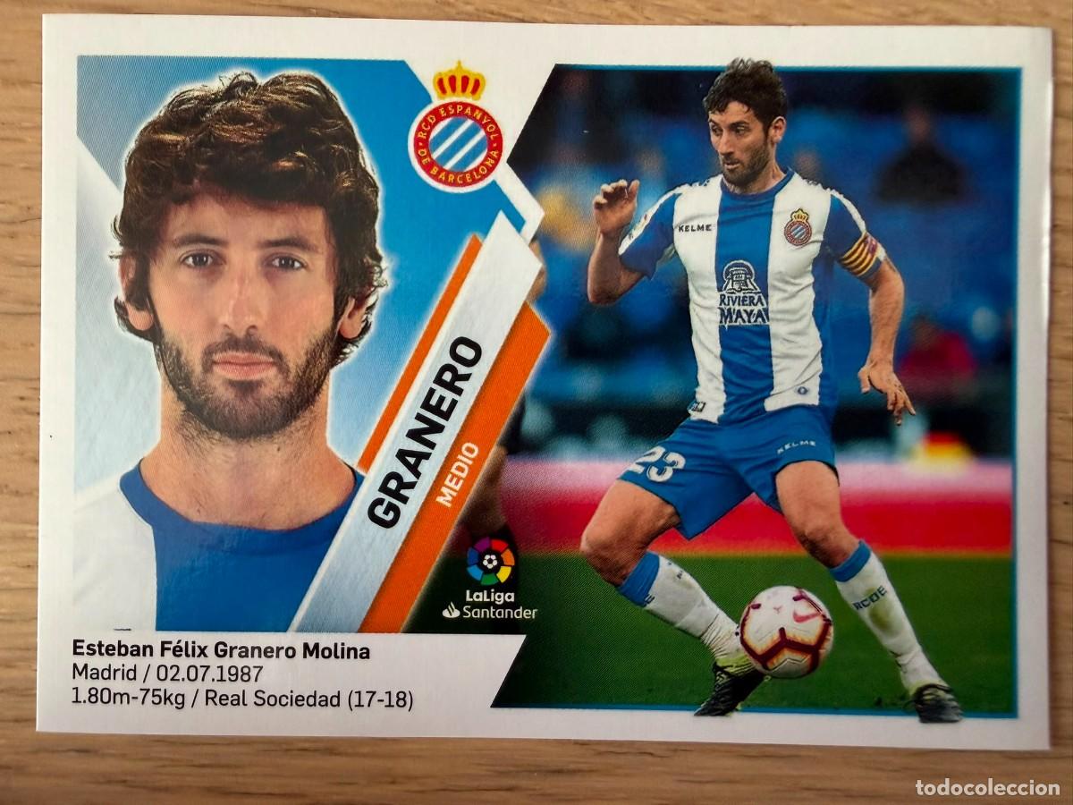 Cromos de f&uacute;tbol: 9B 9 B GRANERO ESPANYOL ESPA&Ntilde;OL 19 20 2019 2020 LIGA SANTANDER COLECCIONES ESTE SIN PEGAR STICKER