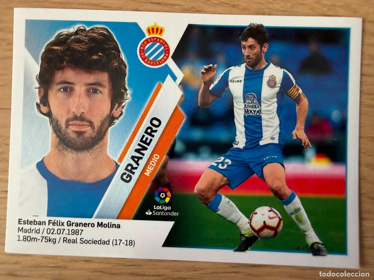 Cromos de f&uacute;tbol: 9B 9 B GRANERO ESPANYOL ESPA&Ntilde;OL 19 20 2019 2020 LIGA SANTANDER COLECCIONES ESTE SIN PEGAR STICKER