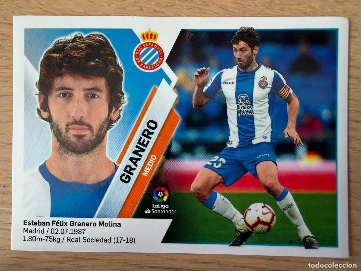 Cromos de f&uacute;tbol: 9B 9 B GRANERO ESPANYOL ESPA&Ntilde;OL 19 20 2019 2020 LIGA SANTANDER COLECCIONES ESTE SIN PEGAR STICKER