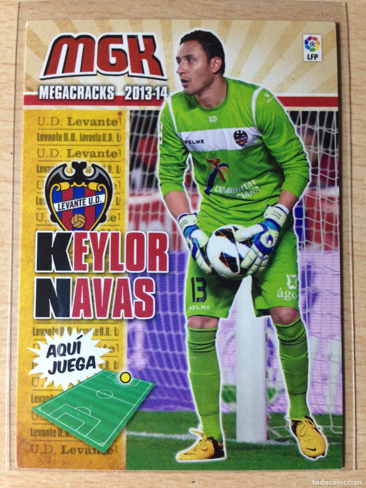 Cromos de f&uacute;tbol: 2013-2014 - 182 KEYLOR NAVAS - LEVANTE UD - PANINI MEGACRACKS