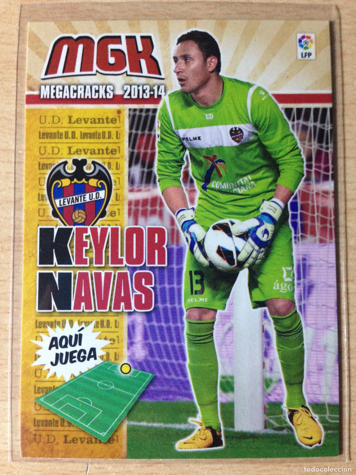 Cromos de f&uacute;tbol: 2013-2014 - 182 KEYLOR NAVAS - LEVANTE UD - PANINI MEGACRACKS