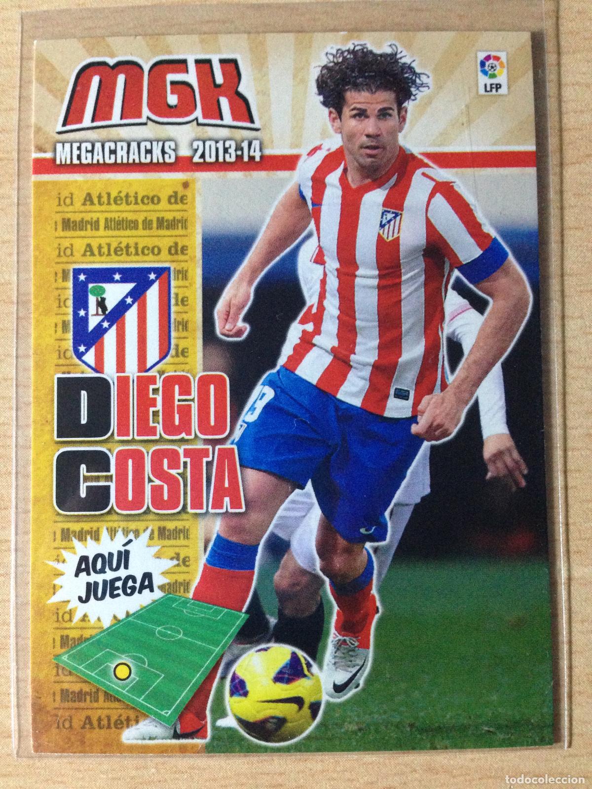 Cromos de f&uacute;tbol: 2013-2014 - 54 DIEGO COSTA - ATLETICO DE MADRID - PANINI MEGACRACKS
