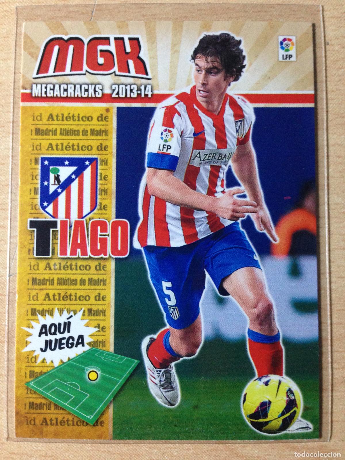 Cromos de f&uacute;tbol: 2013-2014 - 44 TIAGO - ATLETICO DE MADRID - PANINI MEGACRACKS
