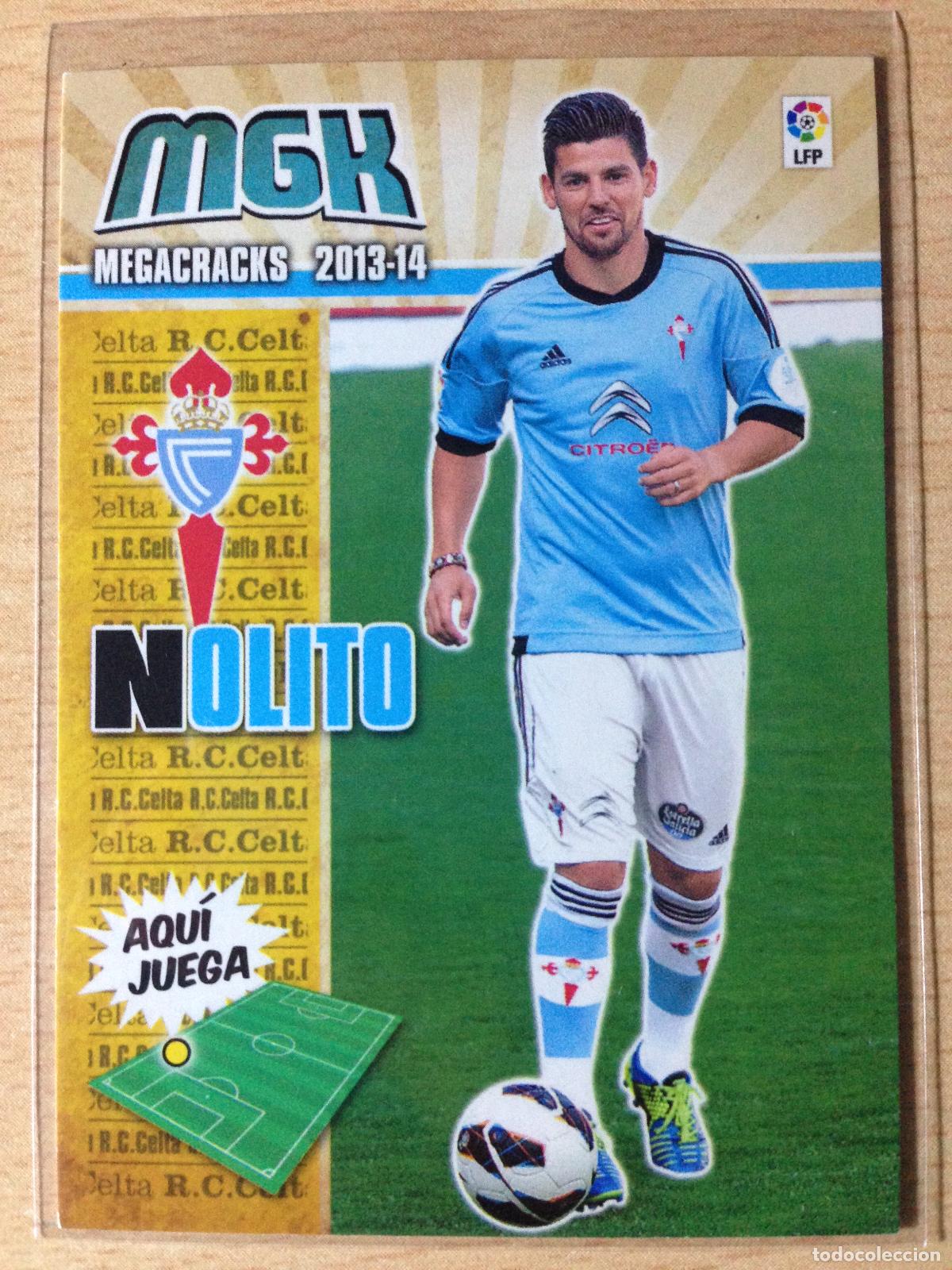 Cromos de f&uacute;tbol: 2013-2014 - 107 NOLITO - CELTA DE VIGO - PANINI MEGACRACKS