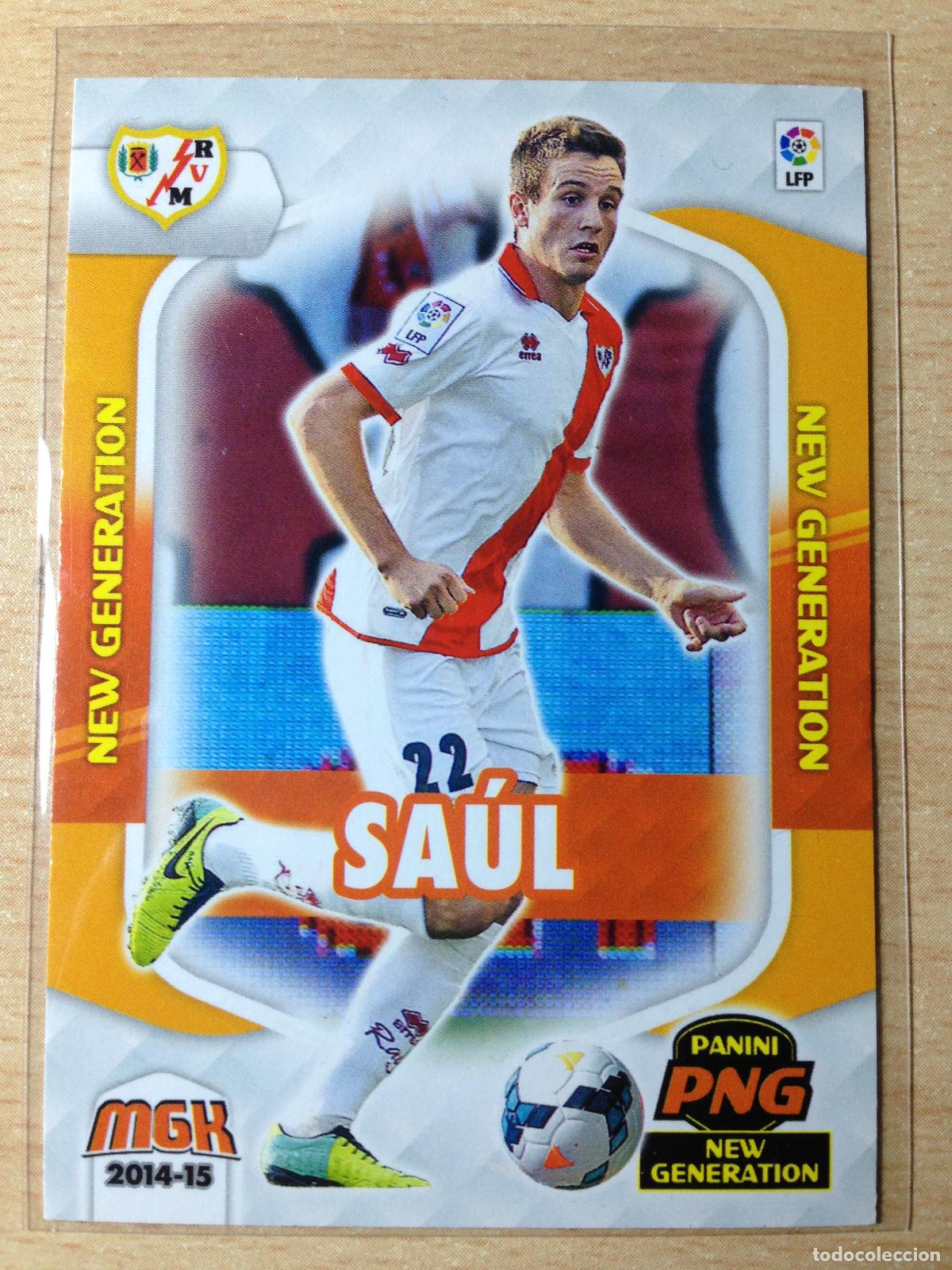 Cromos de f&uacute;tbol: 2014-2015 - 377 SAUL - RAYO VALLECANO - PANINI MEGACRACKS