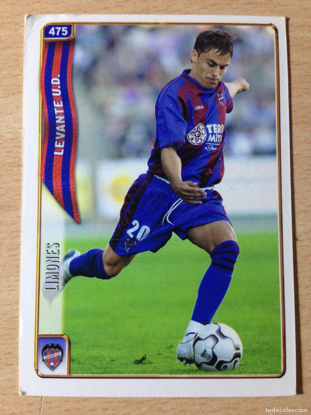 Cromos de f&uacute;tbol: 2004-2005 - 475 LIMONES - LEVANTE UD - MUNDICROMO