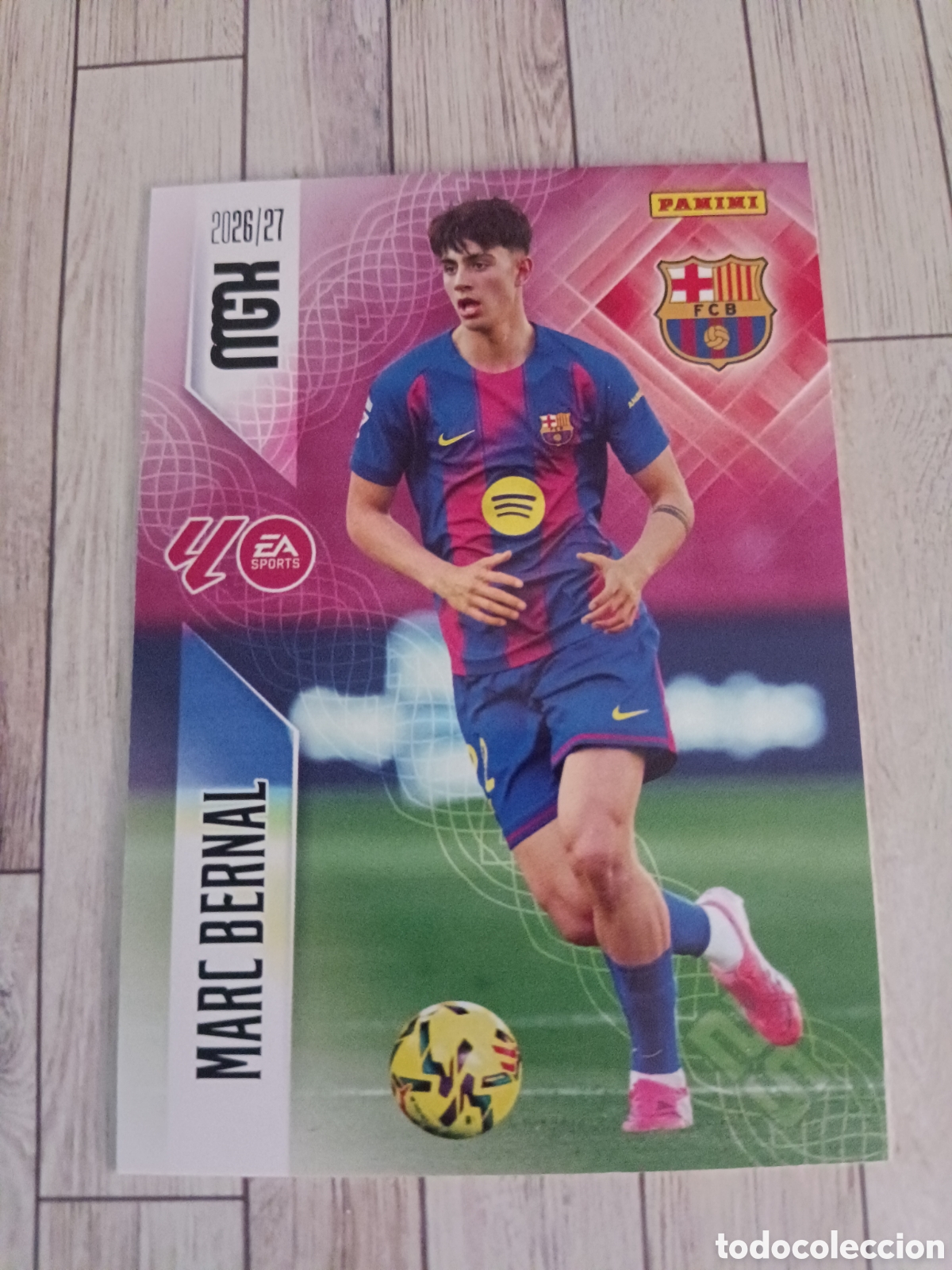 Cromos de f&uacute;tbol: 83 BERNAL BARCELONA MEGACRACKS MGK 26 27 PANINI 2026 2027