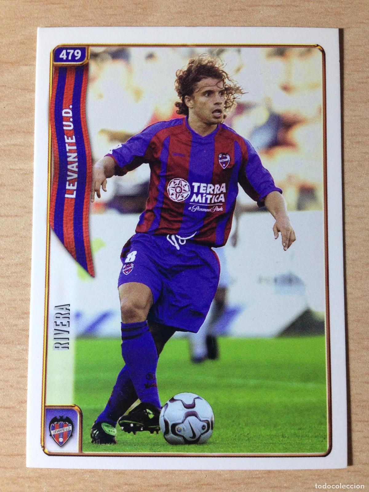 Cromos de f&uacute;tbol: 2004-2005 - 479 RIVERA - LEVANTE UD - MUNDICROMO