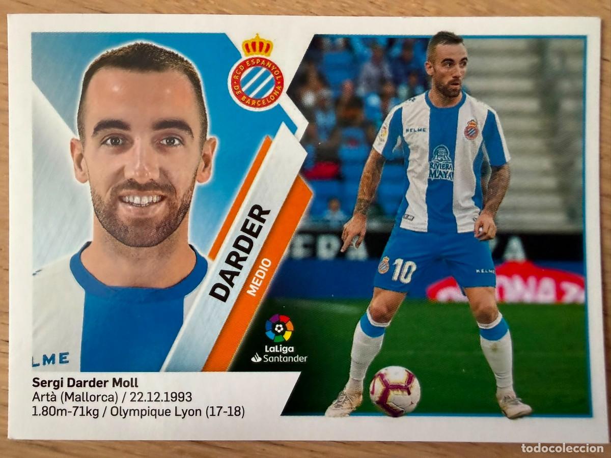 Cromos de f&uacute;tbol: 10 DARDER ESPANYOL ESPA&Ntilde;OL 19 20 2019 2020 LIGA SANTANDER COLECCIONES ESTE SIN PEGAR STICKER