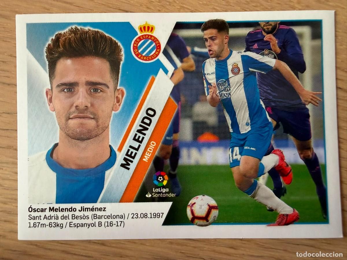 Cromos de f&uacute;tbol: 11 MELENDO ESPANYOL ESPA&Ntilde;OL 19 20 2019 2020 LIGA SANTANDER COLECCIONES ESTE SIN PEGAR STICKER