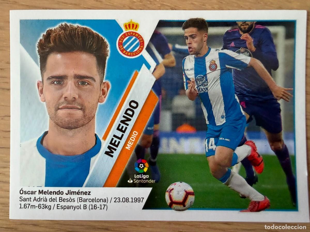 Cromos de f&uacute;tbol: 11 MELENDO ESPANYOL ESPA&Ntilde;OL 19 20 2019 2020 LIGA SANTANDER COLECCIONES ESTE SIN PEGAR STICKER