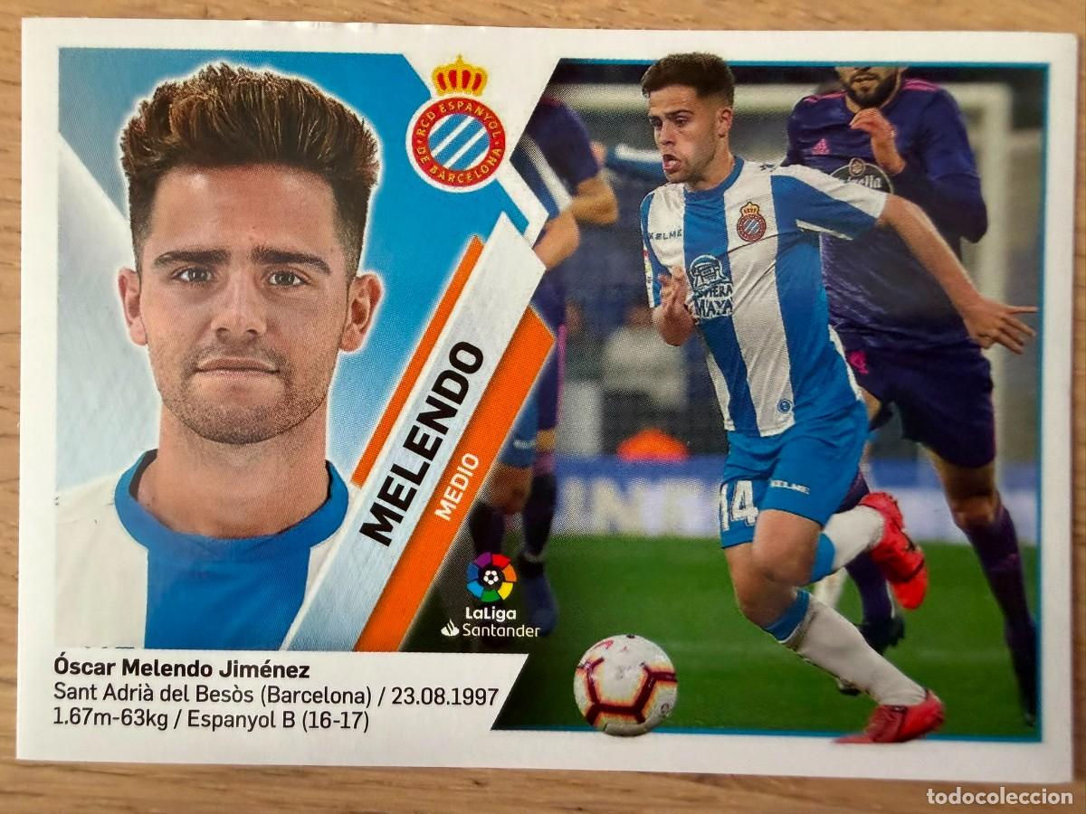Cromos de f&uacute;tbol: 11 MELENDO ESPANYOL ESPA&Ntilde;OL 19 20 2019 2020 LIGA SANTANDER COLECCIONES ESTE SIN PEGAR STICKER