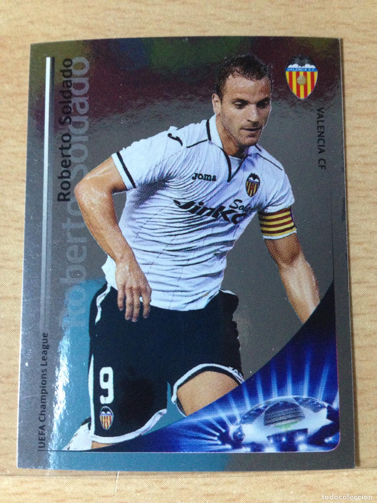 Cromos de f&uacute;tbol: 2012-2013 - 407 ROBERTO SOLDADO - VALENCIA CF - PANINI CHAMPIONS LEAGUE