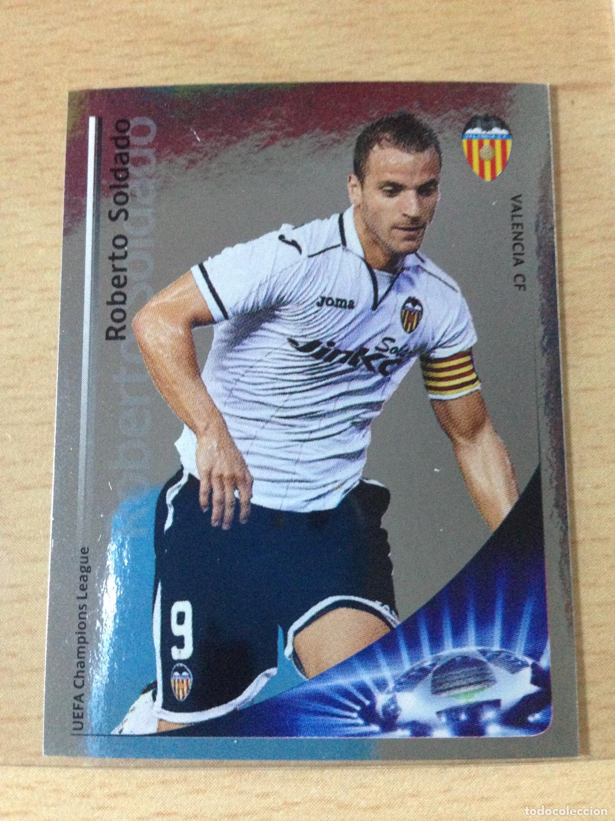 Cromos de f&uacute;tbol: 2012-2013 - 407 ROBERTO SOLDADO - VALENCIA CF - PANINI CHAMPIONS LEAGUE