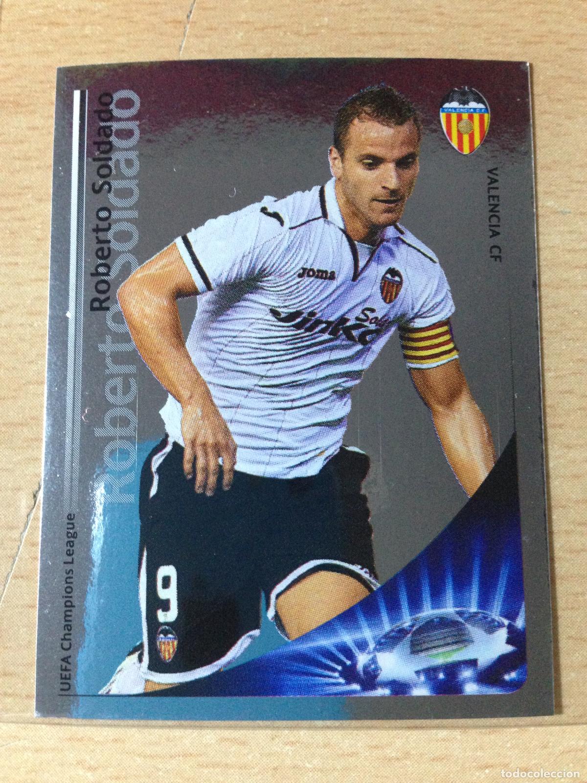 Cromos de f&uacute;tbol: 2012-2013 - 407 ROBERTO SOLDADO - VALENCIA CF - PANINI CHAMPIONS LEAGUE