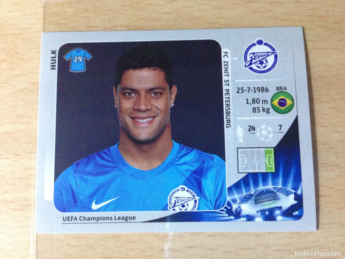 Cromos de f&uacute;tbol: 2012-2013 - 189 HULK - FC ZENIT ST PETERSBURG - PANINI CHAMPIONS LEAGUE