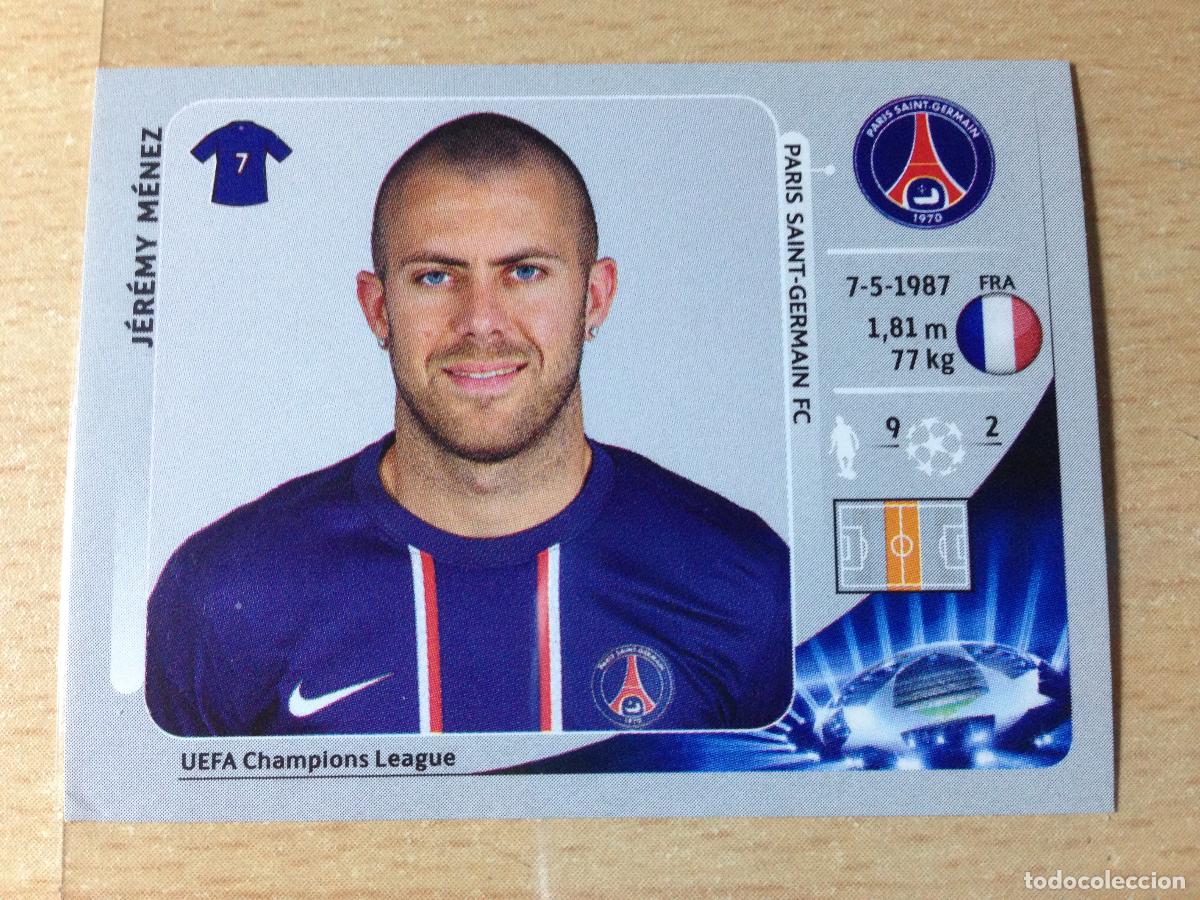 Cromos de f&uacute;tbol: 2012-2013 - 60 JEREMY MENEZ - PARIS SAINT-GERMAIN FC - PANINI CHAMPIONS LEAGUE