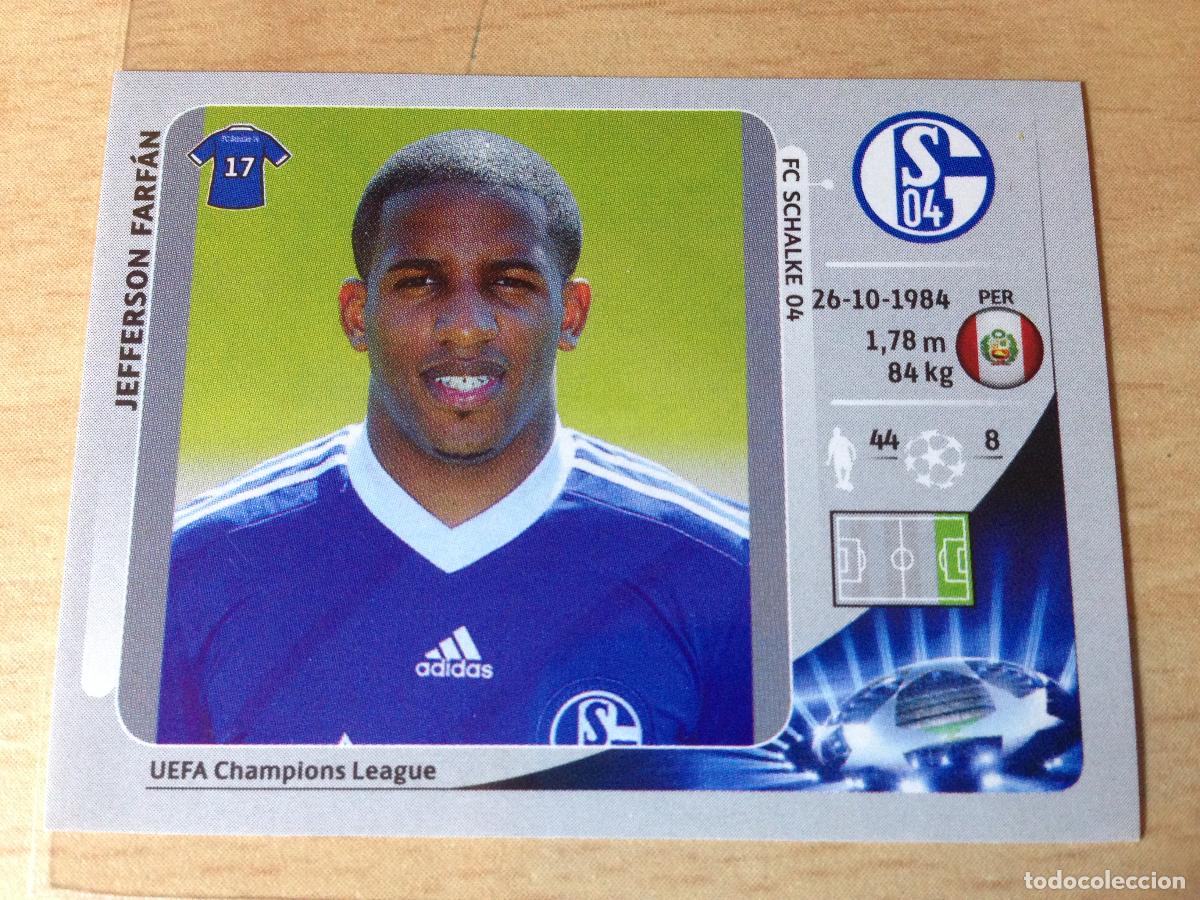 Cromos de Futebol: 2012-2013 - 116 JEFFERSON FARFAN - FC SCHALKE 04 - PANINI CHAMPIONS LEAGUE
