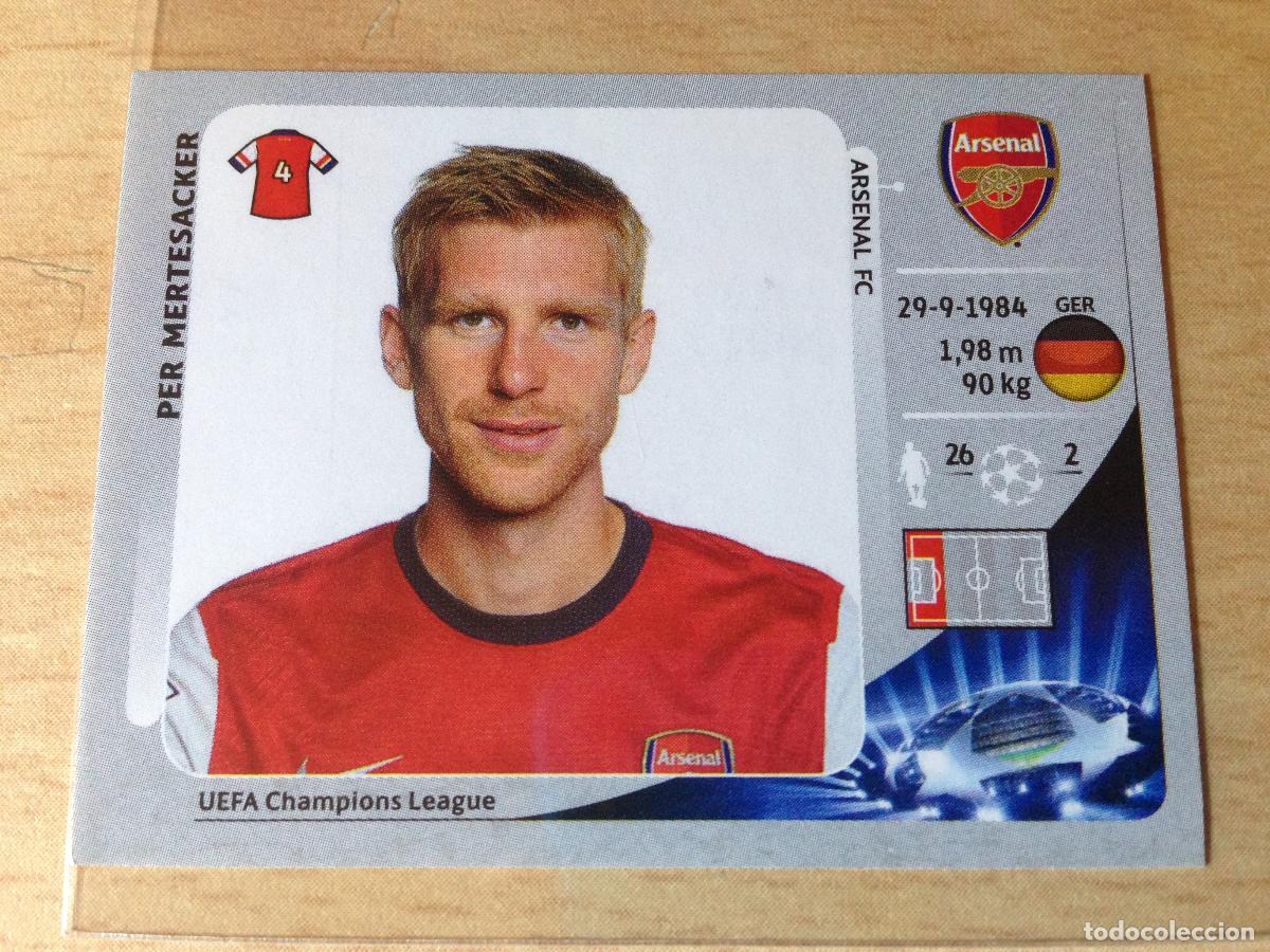 Cromos de Futebol: 2012-2013 - 89 PER MERTESACKER - ARSENAL FC - PANINI CHAMPIONS LEAGUE