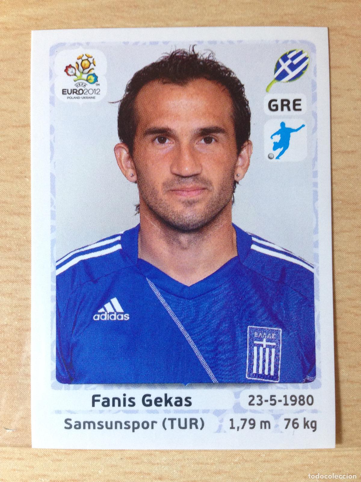 Cromos de f&uacute;tbol: 2012 - 102 FANIS GEKAS - GRECIA - PANINI UEFA EURO 2012