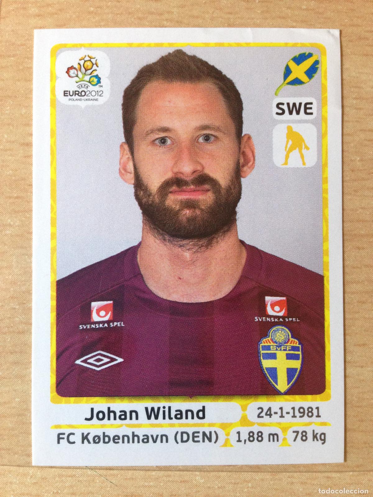 Cromos de f&uacute;tbol: 2012 - 433 JOHAN WILAND - SUECIA - PANINI UEFA EURO 2012