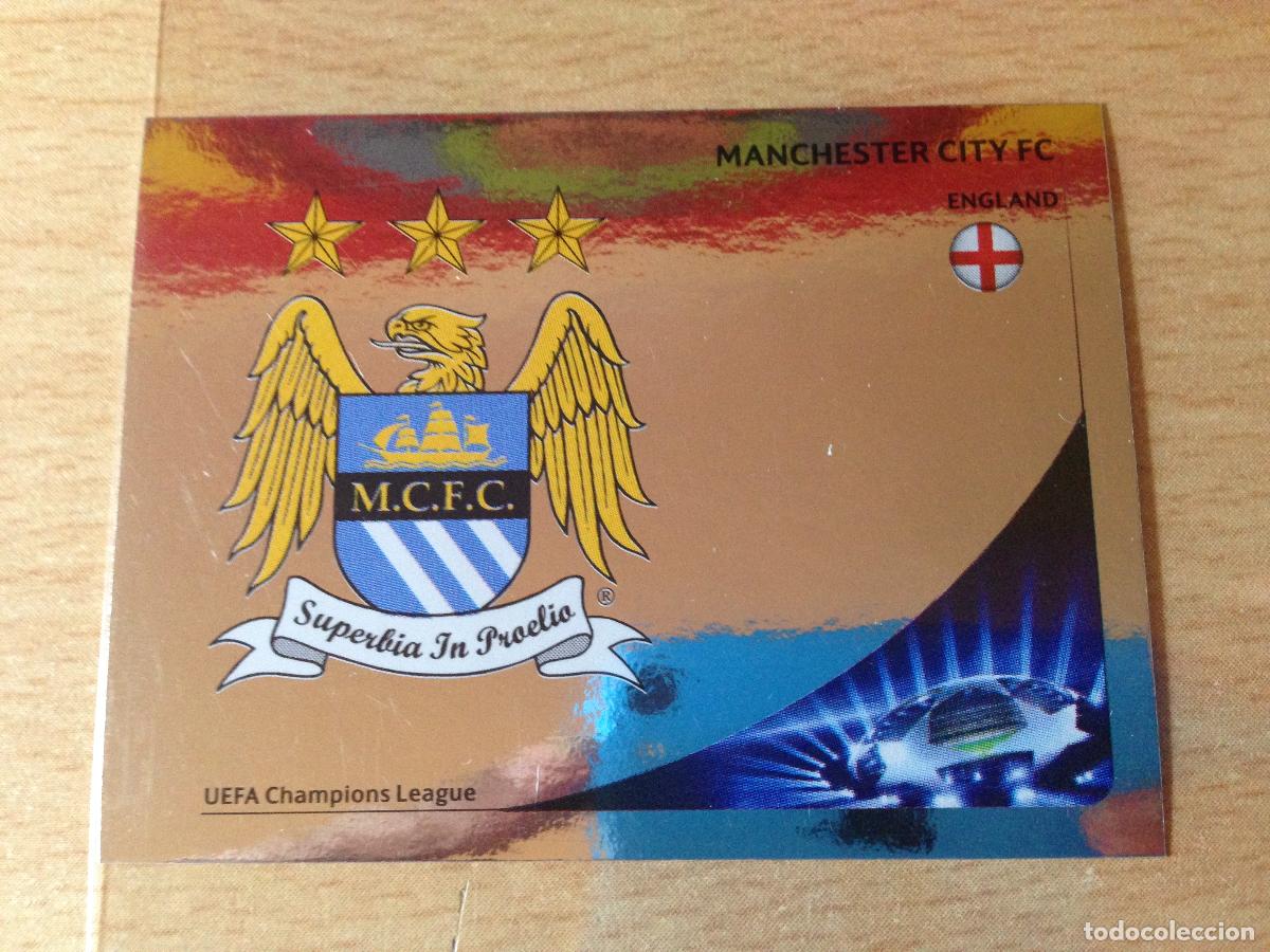 Cromos de f&uacute;tbol: 2012-2013 - 246 ESCUDO - MANCHESTER CITY - PANINI CHAMPIONS LEAGUE