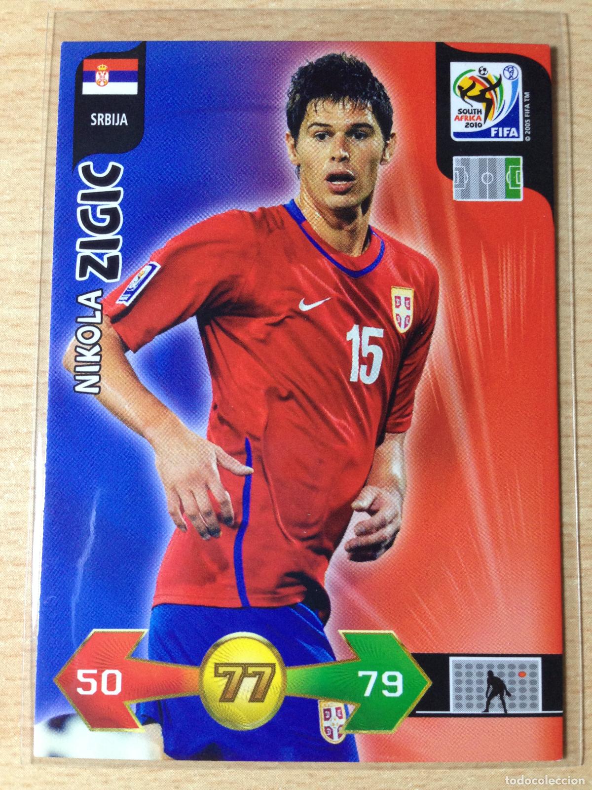 Cromos de f&uacute;tbol: 2010 - NIKOLA ZIGIC - SERBIA - PANINI ADRENALYN FIFA WORLD CUP