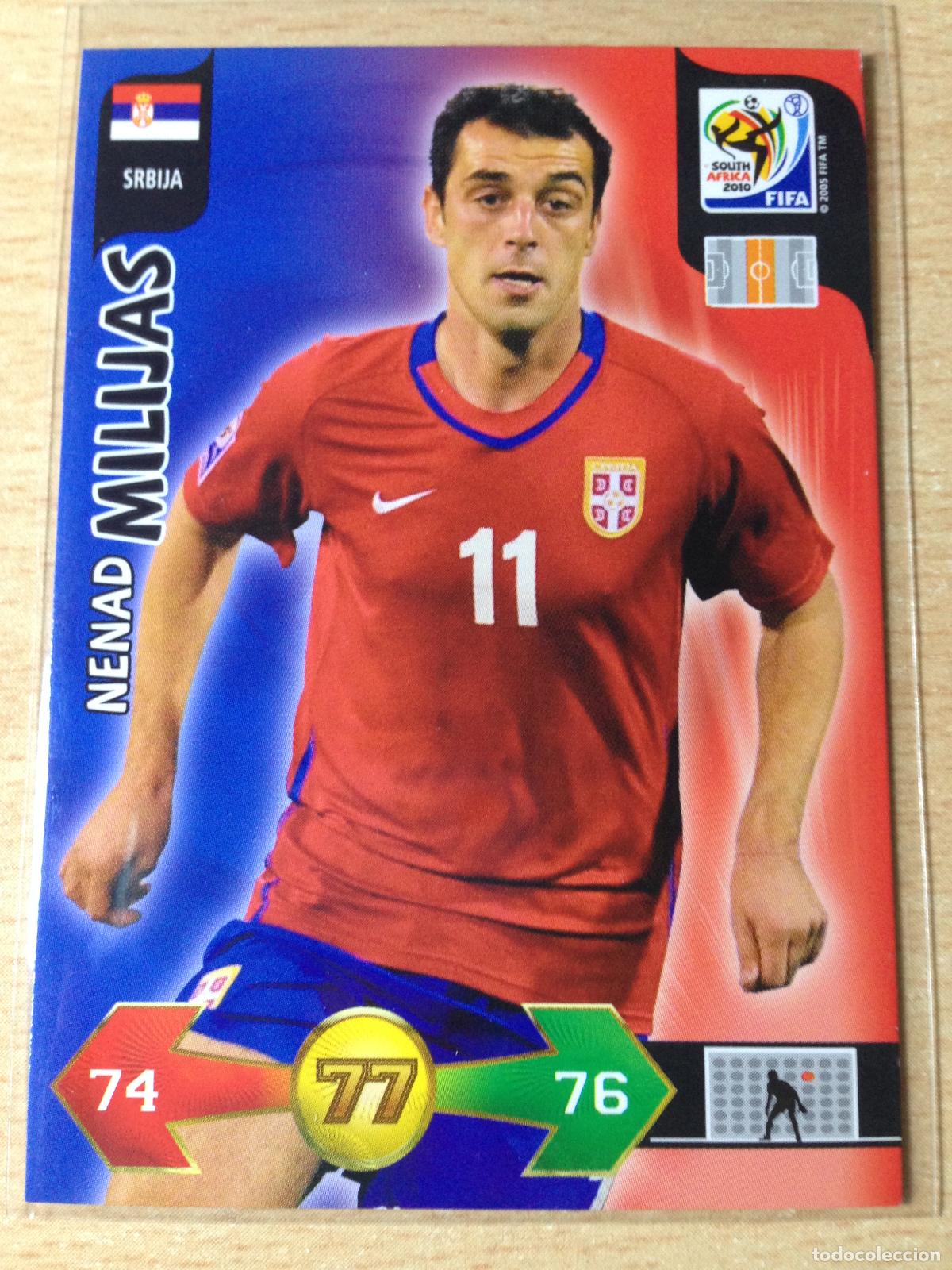 Cromos de f&uacute;tbol: 2010 - NENAD MILIJAS - SERBIA - PANINI ADRENALYN FIFA WORLD CUP