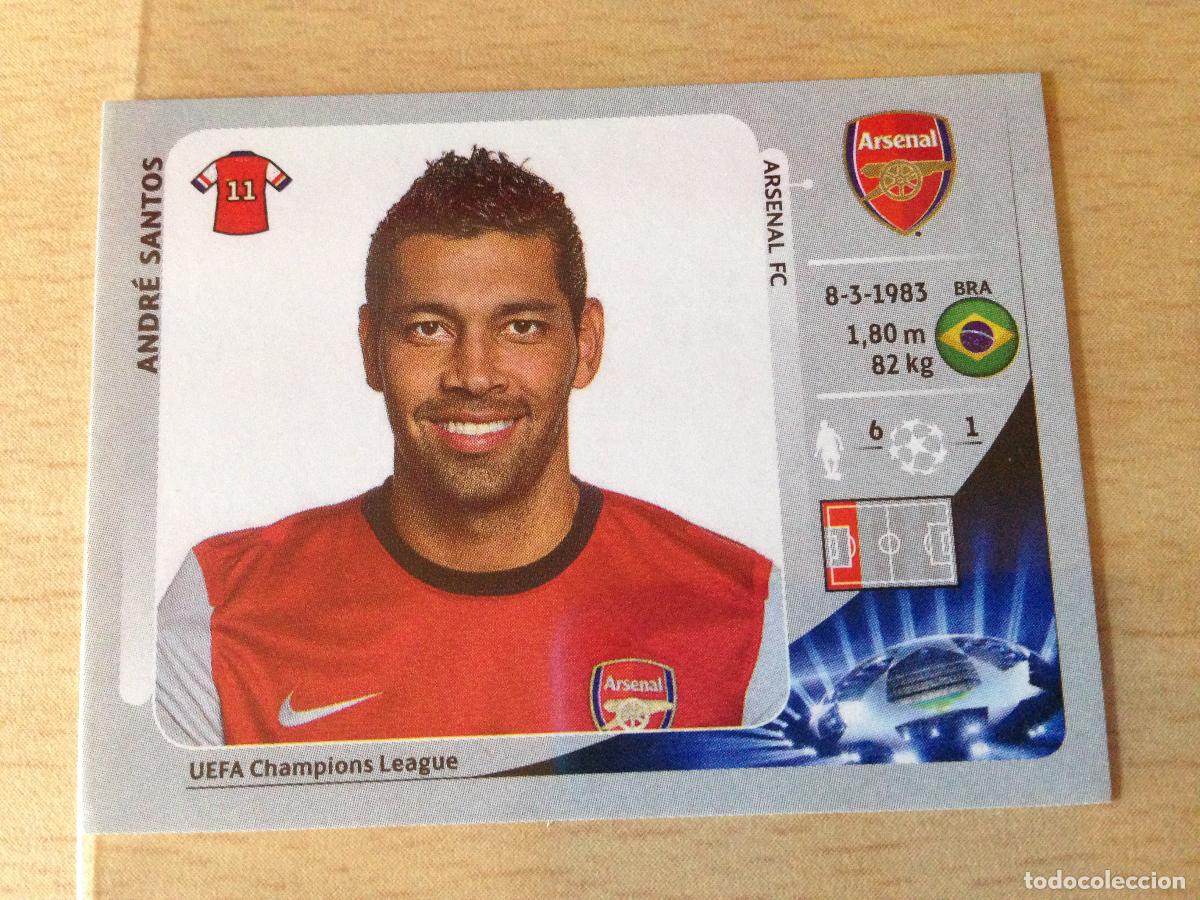 Cromos de f&uacute;tbol: 2012-2013 - 90 ANDRE SANTOS - ARSENAL FC - PANINI CHAMPIONS LEAGUE
