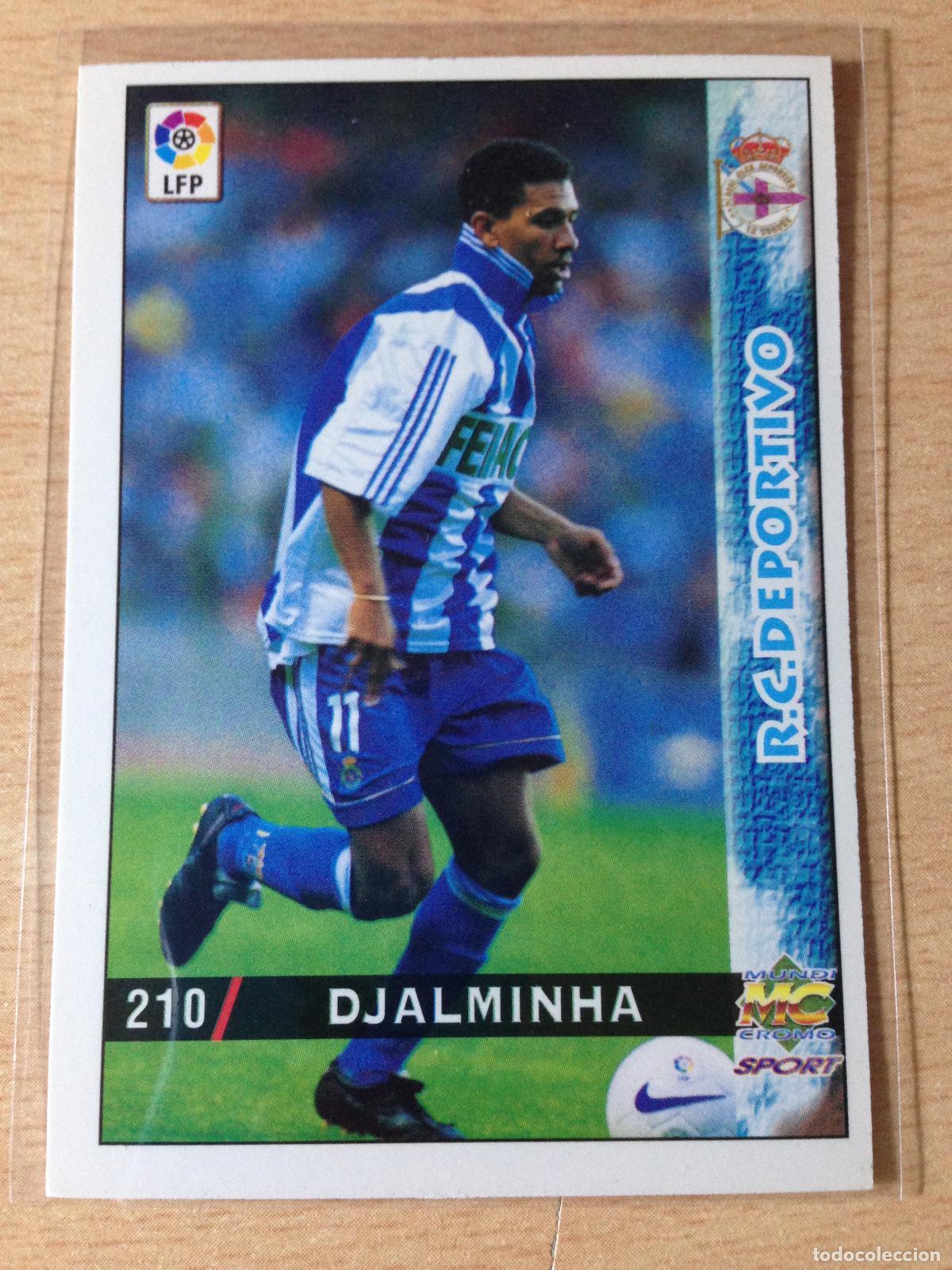 Figurine di Calcio: 1998-1999 - 210 DJALMINHA - DEPORTIVO DE LA CORU&Ntilde;A - MUNDICROMO