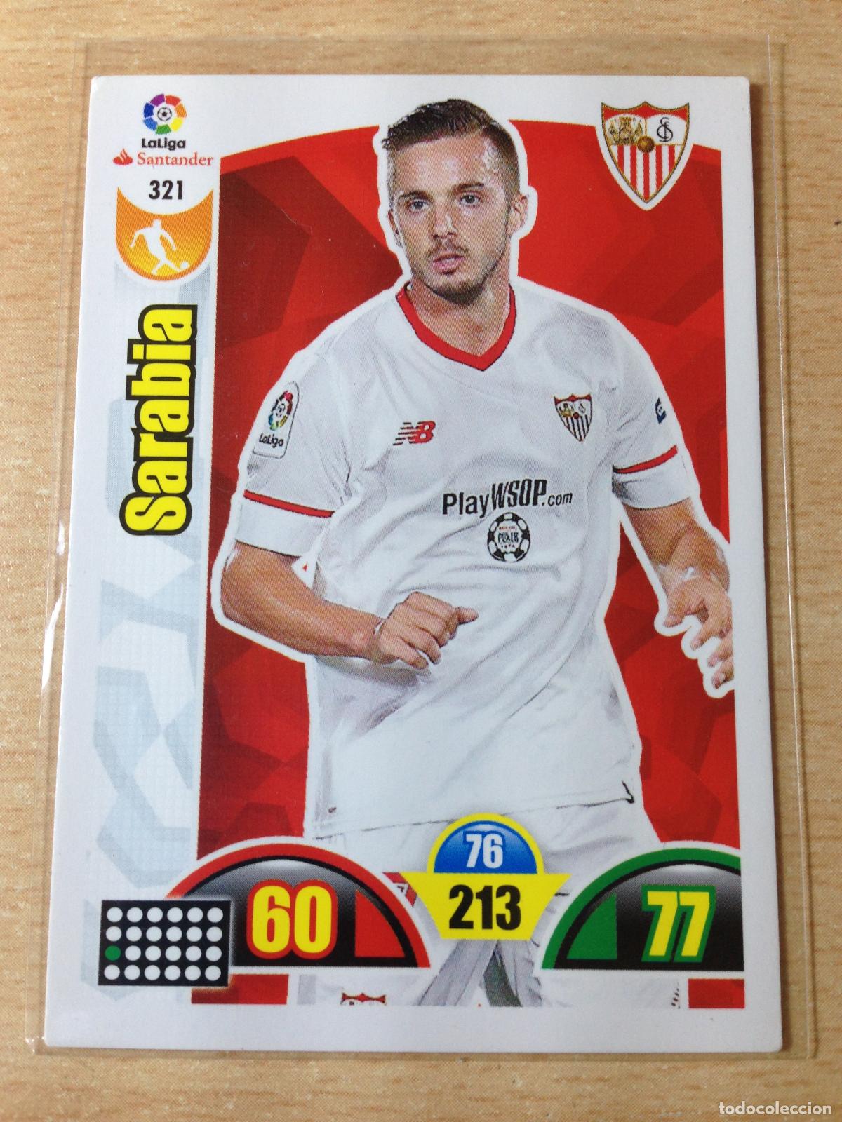 Figurine di Calcio: 2017-2018 - 321 SARABIA - SEVILLA FC - PANINI ADRENALYN