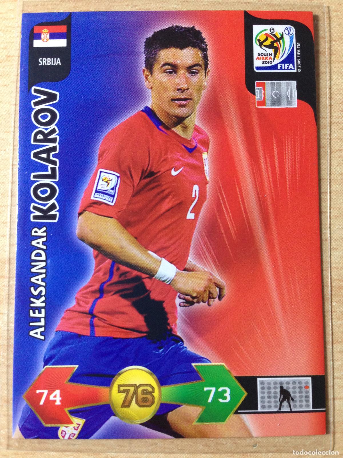 Figurine di Calcio: 2010 - ALEKSANDAR KOLAROV - SERBIA - PANINI ADRENALYN FIFA WORLD CUP
