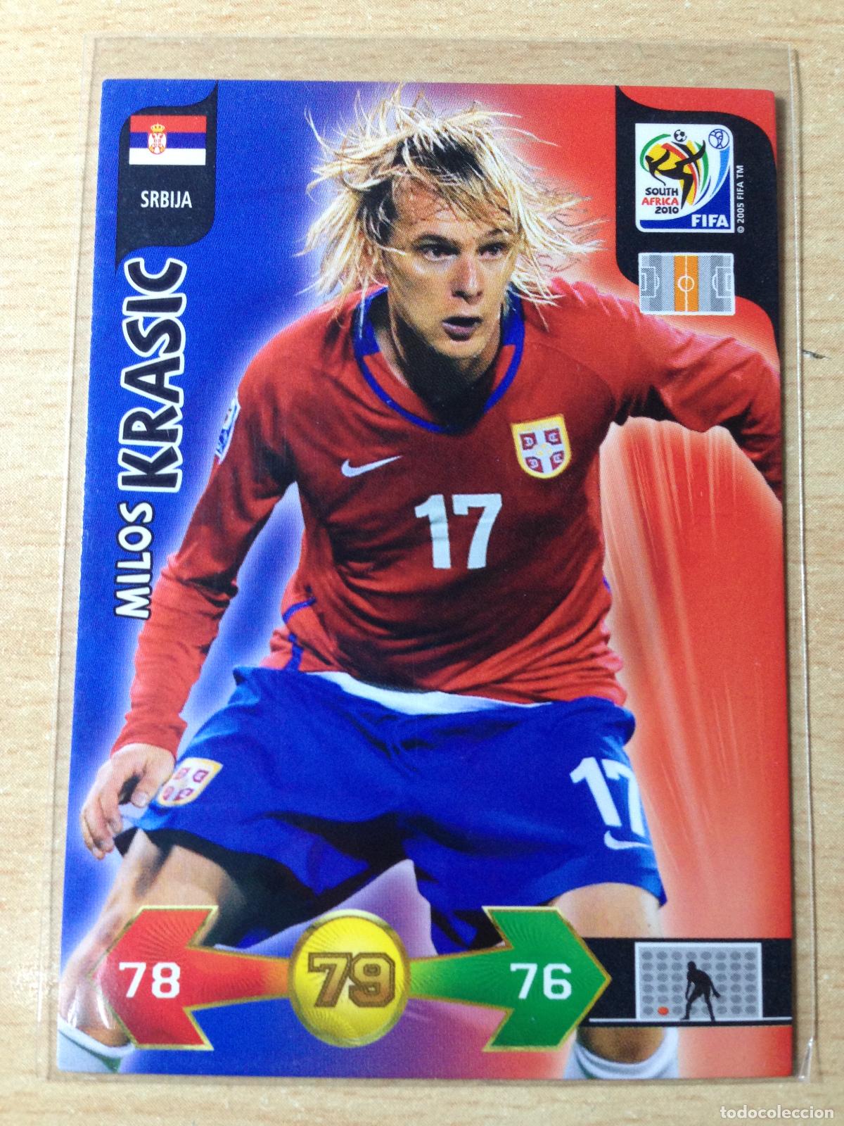 Figurine di Calcio: 2010 - MILOS KRASIC - SERBIA - PANINI ADRENALYN FIFA WORLD CUP