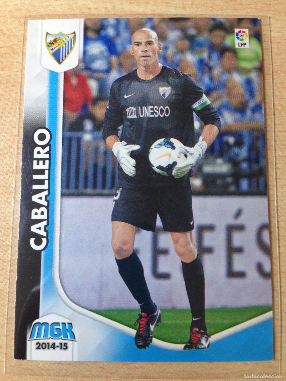 Figurine di Calcio: 2014-2015 - 254 CABALLERO - MALAGA CF - PANINI MEGACRACKS