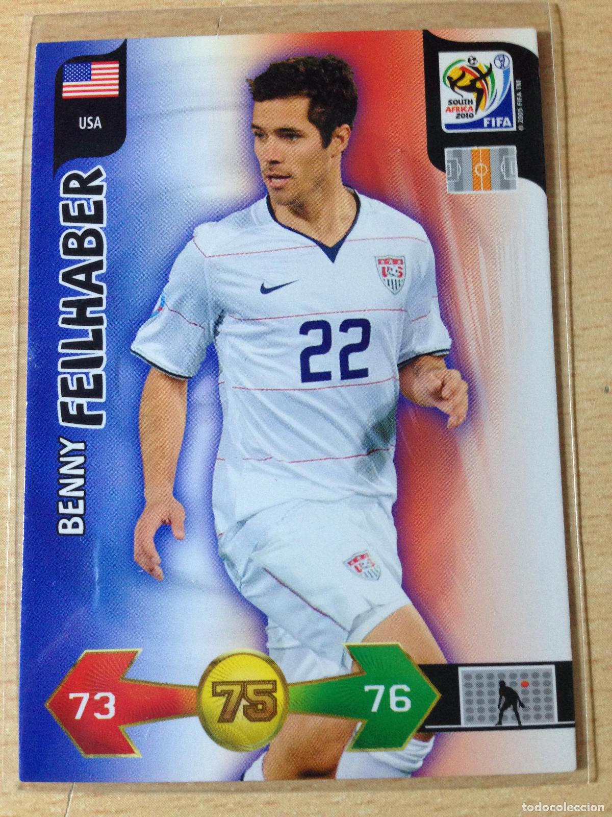 Figurine di Calcio: 2010 - BENNY FEILHABER - ESTADOS UNIDOS - PANINI ADRENALYN FIFA WORLD CUP