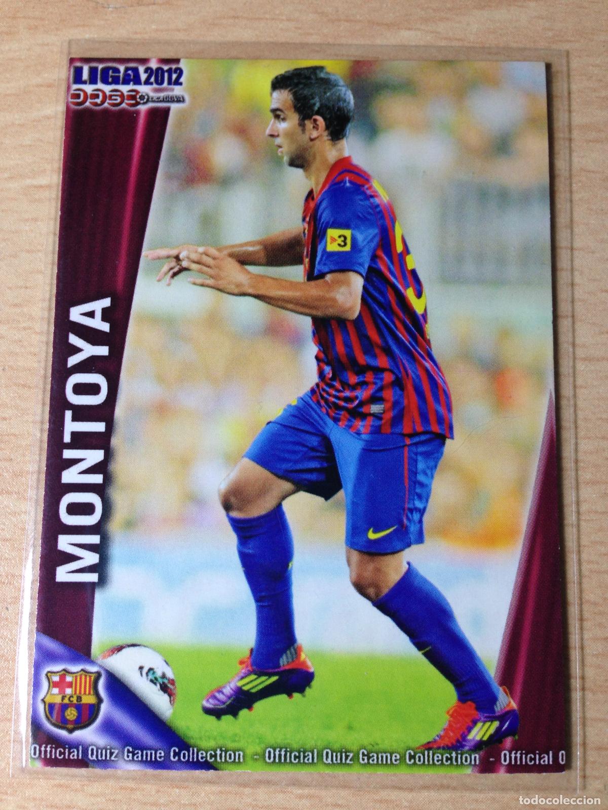 Figurine di Calcio: 2011-2012 - 667 MONTOYA - FC BARCELONA - MUNDICROMO