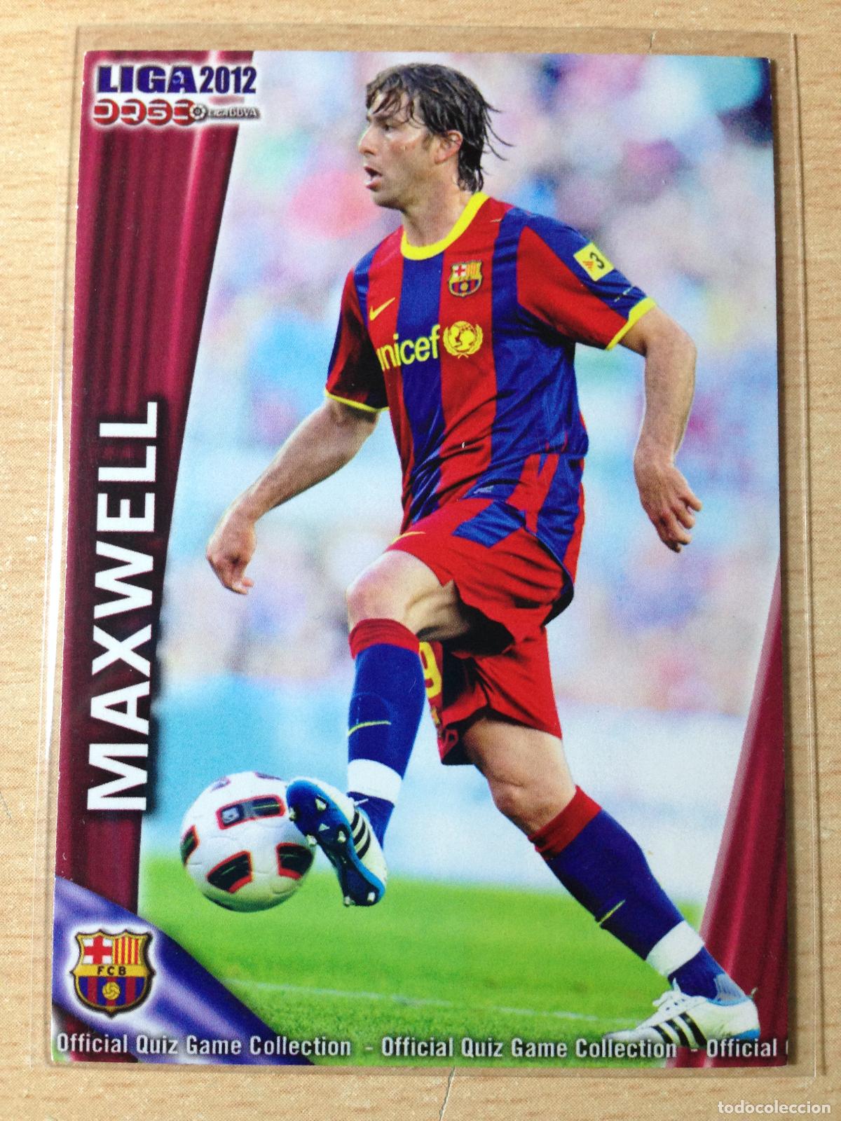 Cromos de f&uacute;tbol: 2011-2012 - 11 MAXWELL - FC BARCELONA - MUNDICROMO