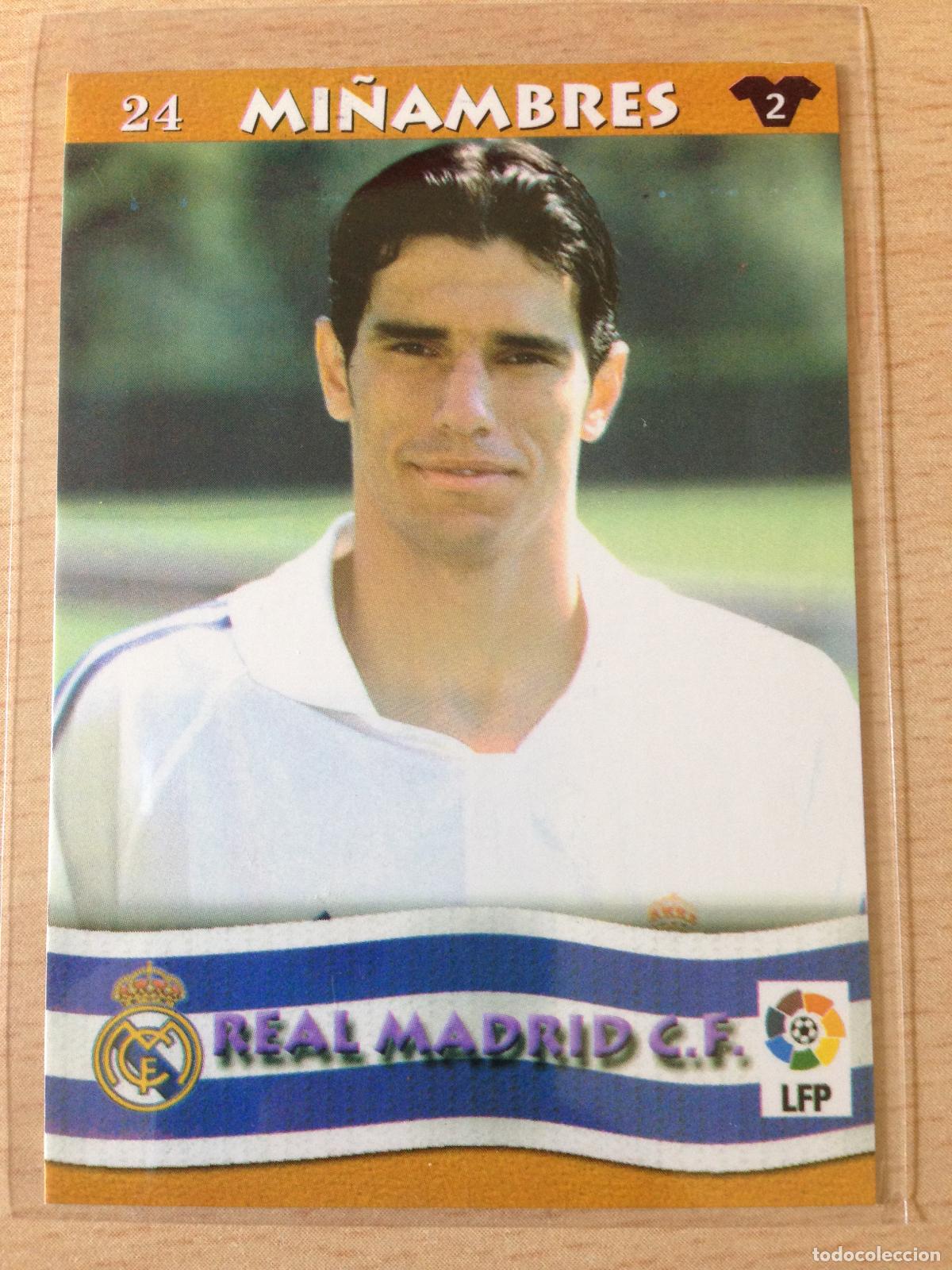 Fu&szlig;ball-Sticker: 2002-2003 - 24 MI&Ntilde;AMBRES - REAL MADRID - MUNDICROMO TOP LIGA