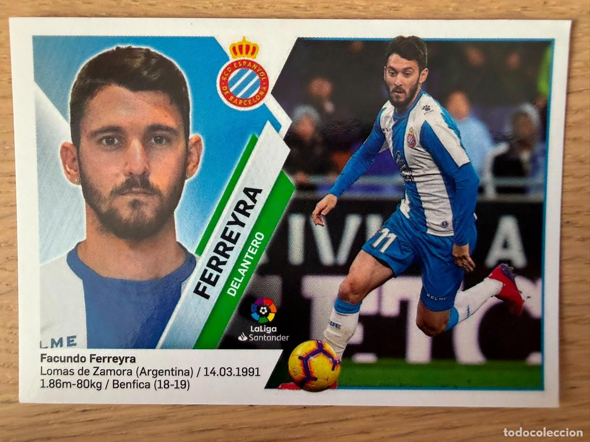 Cartes &agrave; collectionner de Football: 15 FERREYRA ESPANYOL ESPA&Ntilde;OL 19 20 2019 2020 LIGA SANTANDER COLECCIONES ESTE SIN PEGAR STICKER
